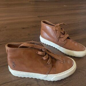 Polo Ralph Lauren Brown High-Top Sneakers (Kids Size 13)